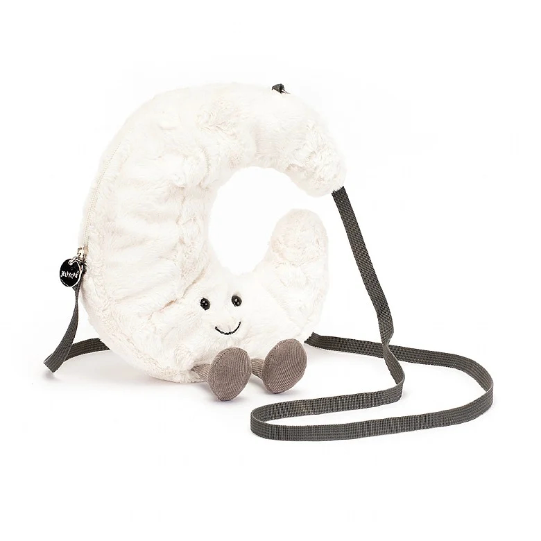国内现货秒! 08.15 jellycat Moon Bag 月亮包 斜挎包腰包细肩带