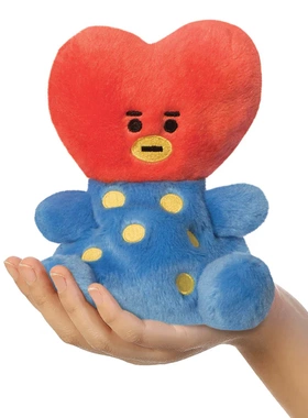 英国代购正品03.11 BT21 TATA Palm Pals Soft Toy 可爱爱心玩偶