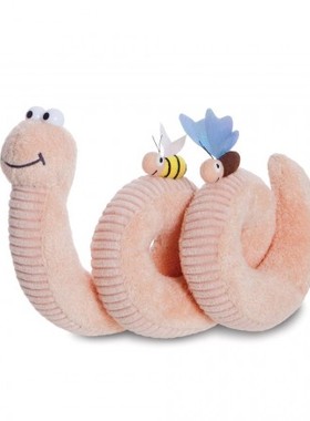 英国代购正品 01.12 Superworm Soft Toy 可爱毛毛虫 毛绒玩具