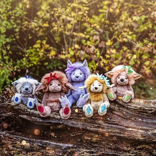 英国代购正品06.13 Charlie Bears 查理熊 Bearhouse 熊屋小妖精