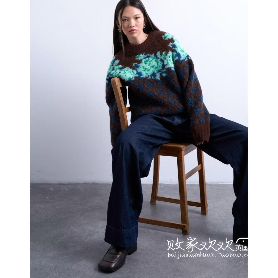 英国代购正品11.01 2025潮流导向 女装新款 TS针织长袖百搭毛衣