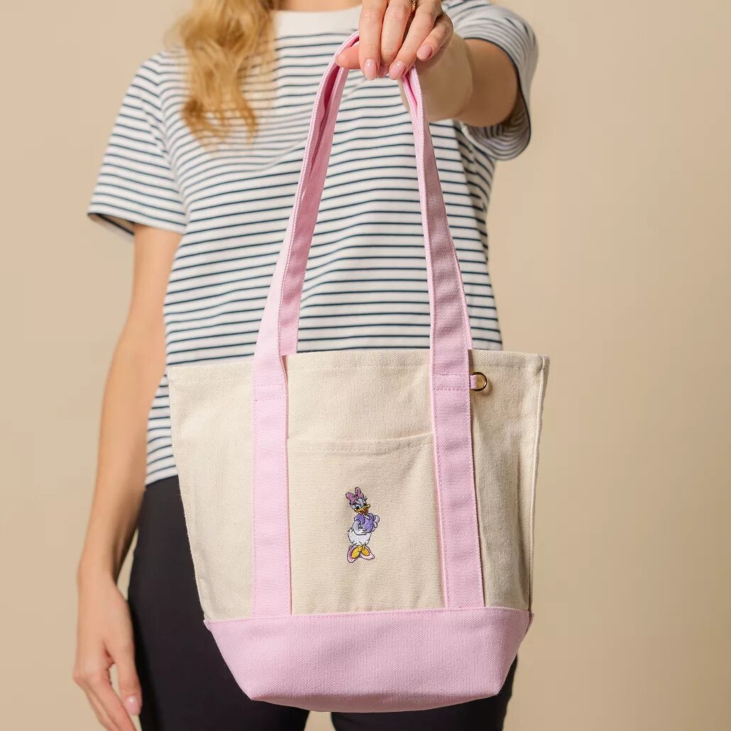 英国代购正品07.12 Disney迪士尼 Daisy Duck 黛西鸭帆布托特包