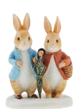 英国代购正品12.22 Beatrix Potter's: Peter Rabbit 彼得兔 雕像