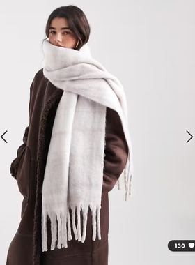 英国代购正品01.02 2026潮流导向 饰品新款 冬季毯子柔软流苏围巾