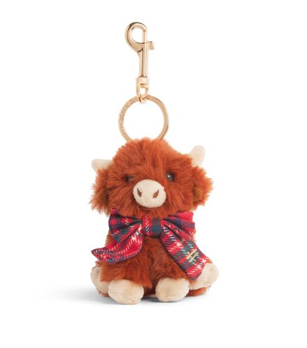 英国代购正品08.21 Harrods Highland Cow Plush高地牛毛绒钥匙扣