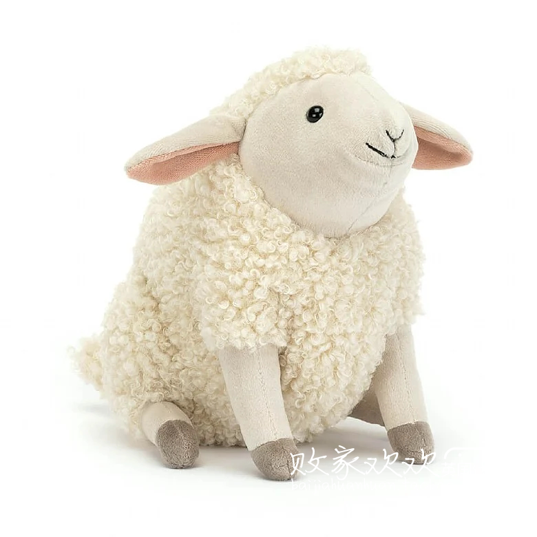 英国代购正品02.09 jellycat burly boo sheep伯利软绵率真小绵羊