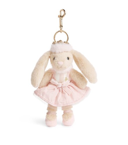 英国代购正品08.21Harrods Ballerina Bunny Keyring蕾舞兔钥匙扣