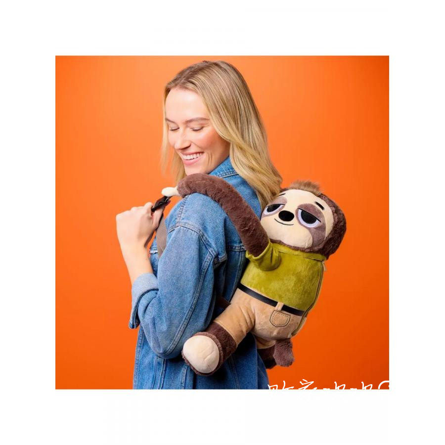 英国代购正品12.07 Disney Flash Slothmore疯狂动物城闪电双肩包