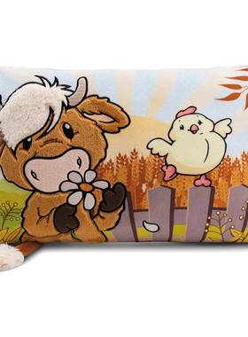 英国代购正品12.25 Farm Friends McMooray Highland 高地牛 抱枕