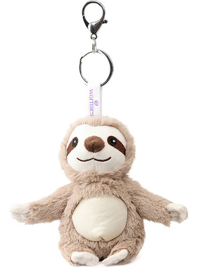 英国代购正品12.31 Warmies Sloth Bag Charm 树懒包饰物 钥匙扣