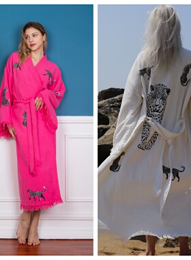 英国代购正品04.17 名品Monsoon 女装新款 豹子图案长袍子连衣裙