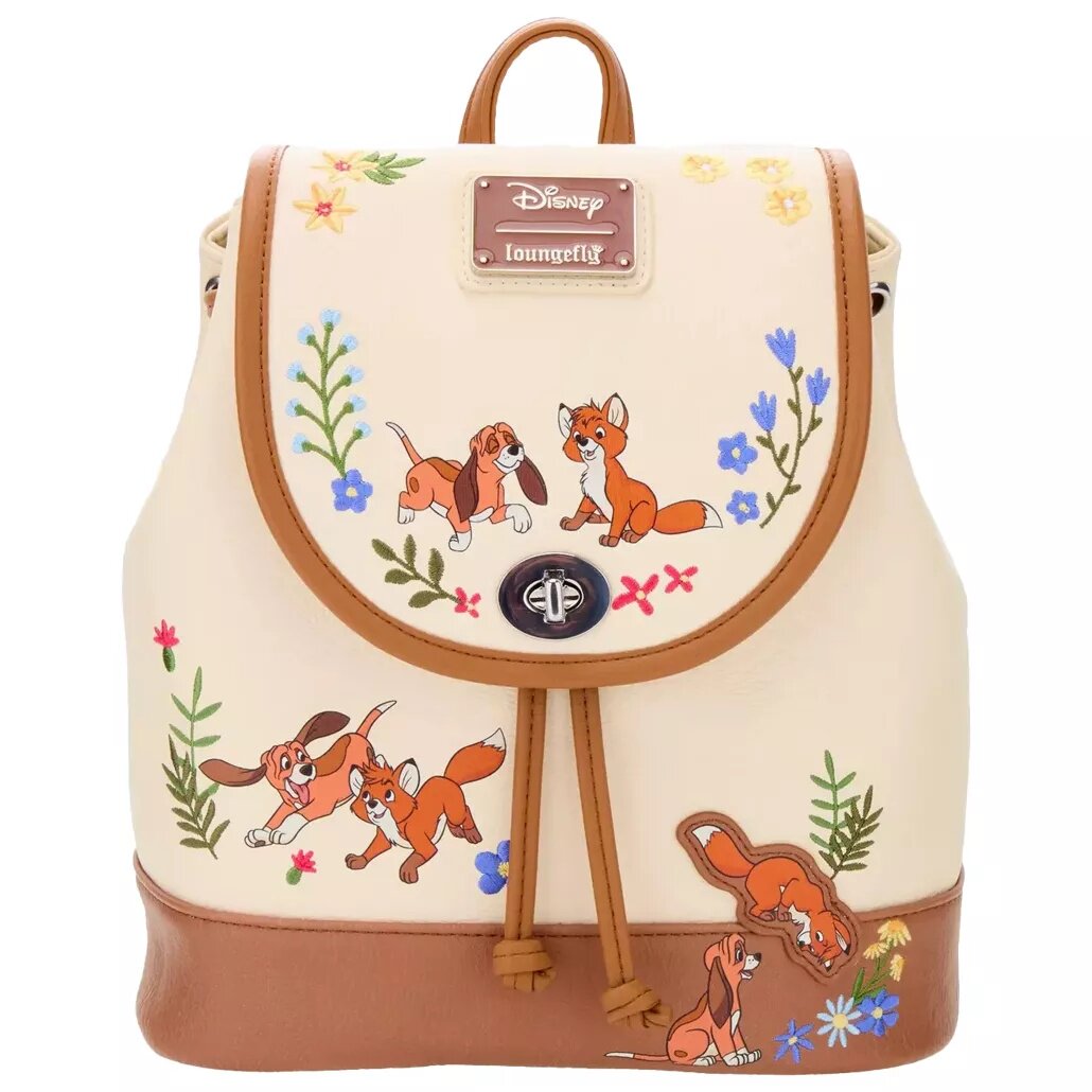 英国代购正品07.12 Disney迪士尼Loungefly Fox狐狸与猎犬双肩包