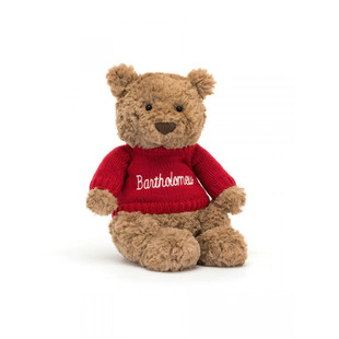 英国代购正品06.27 Jellycat Bartholomew Bear巴塞洛缪熊 定制款