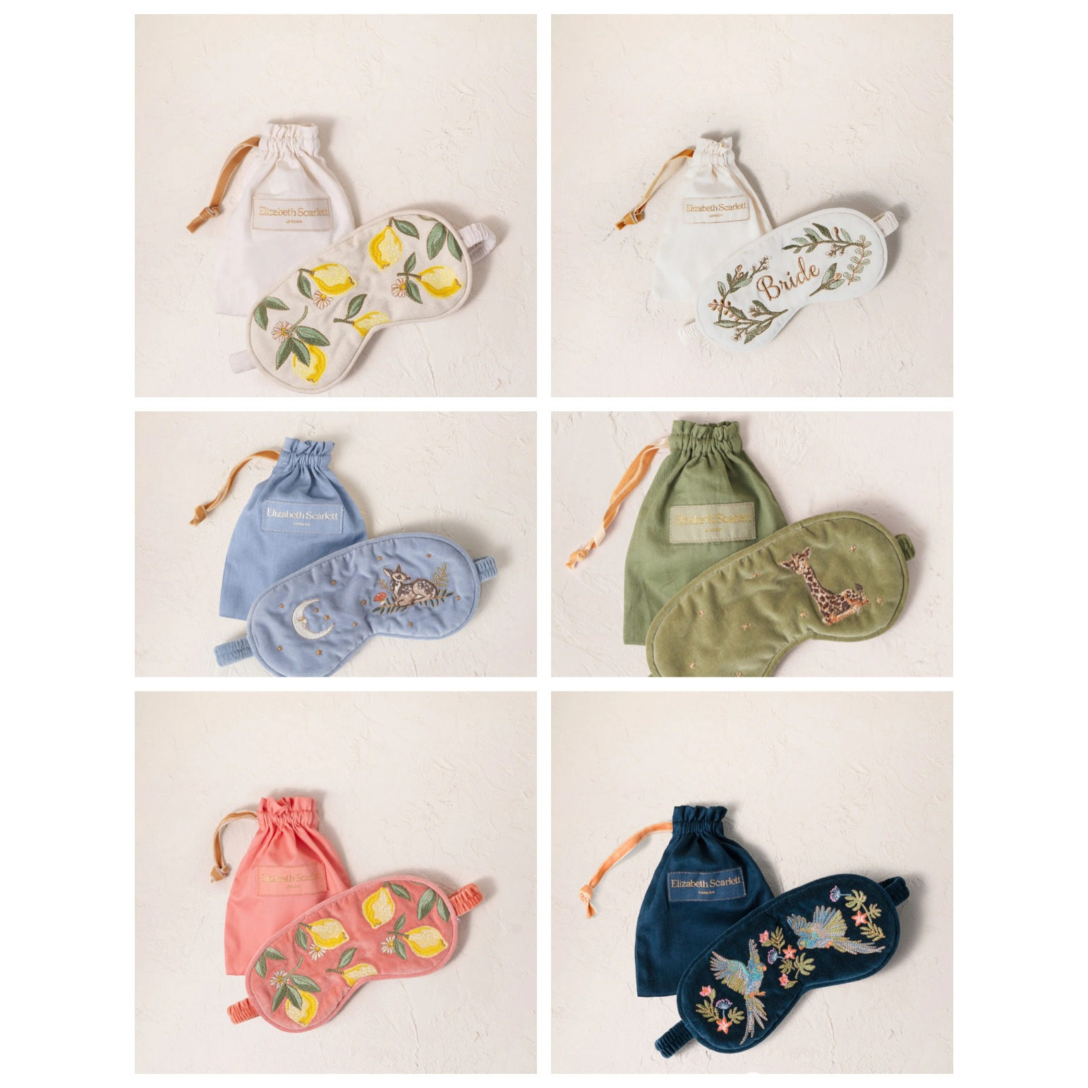 英国代购正品12.30 Flying Parrots Eye Mask 刺绣重工舒适 眼罩