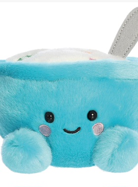 英国代购正品01.15 Palm Pals Trixie Cereal 布丁碗 毛绒玩偶