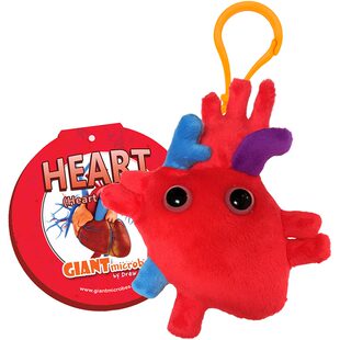 英国代购正品02.28 Giant Microbes Heart Keyring 心脏钥匙扣