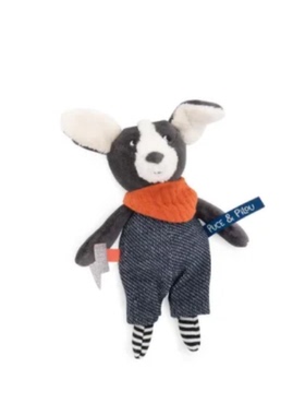 英国代购正品03.22 Moulin Roty Small dog Puce 小型犬 毛绒玩偶