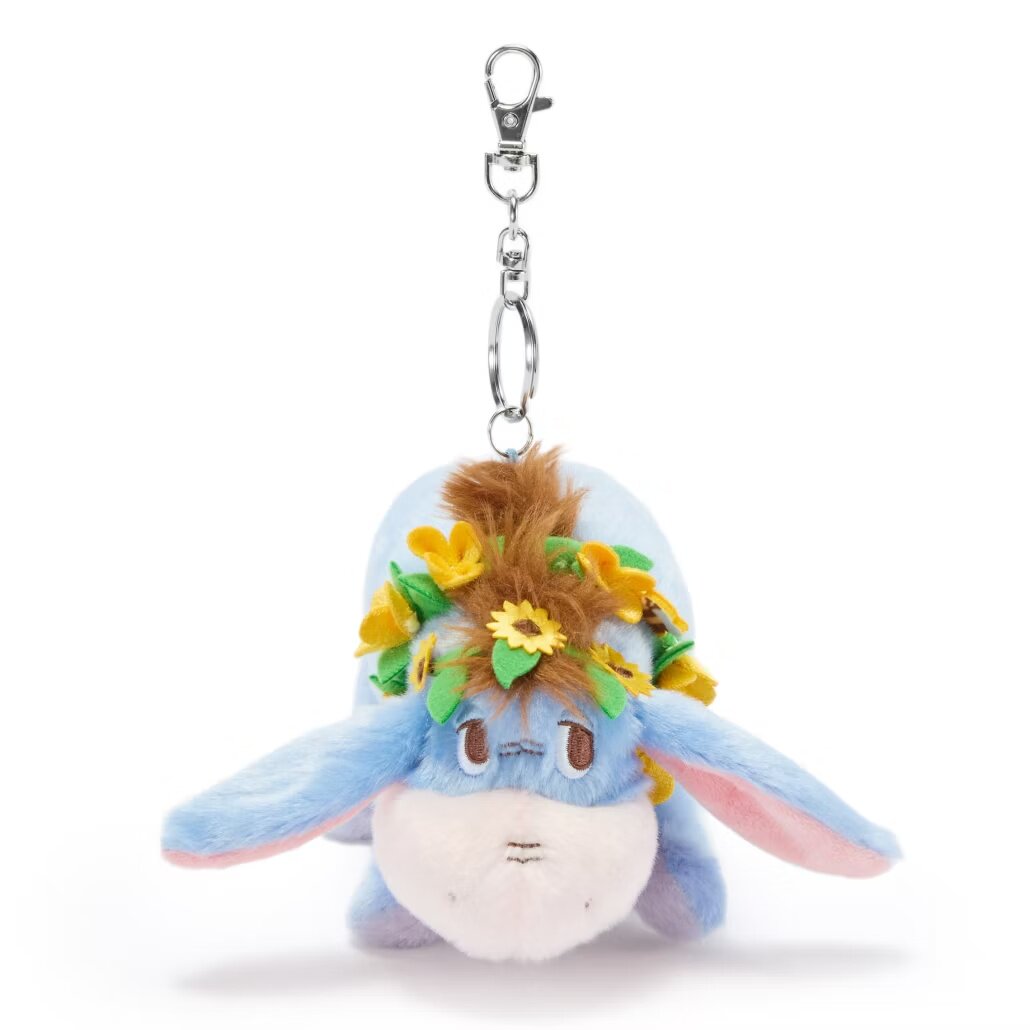 英国代购正品05.09 Disney 迪士尼 Eeyore 花卉屹耳驴钥匙扣送礼