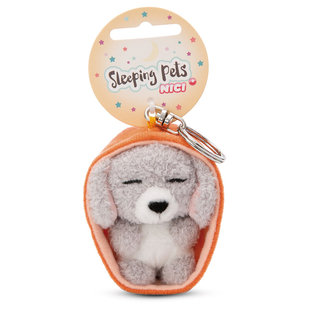 Sleeping Pets Grey 英国代购 Dog 12.21 Poodle 贵宾犬钥匙扣 正品