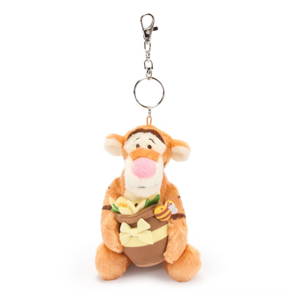 英国代购正品04.11 Disney迪士尼Tigger Special花卉跳跳虎钥匙扣
