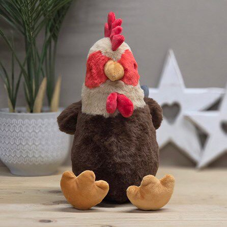 英国代购正品04.28 Rio The Plush Sitting Rooster 公鸡毛绒玩具