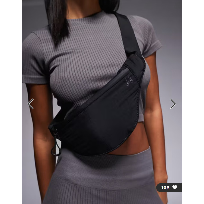 英国代购正品01.16 2026潮流导向 女包新款 时尚深色设计百搭腰包,运动包/户外包/配件,挎包/拎包/休闲包,淘宝优惠券,粉丝福利购,淘宝优惠卷