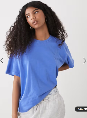 英国代购正品02.25 2026潮流导向 女装新款 休闲纯色短袖舒适T恤