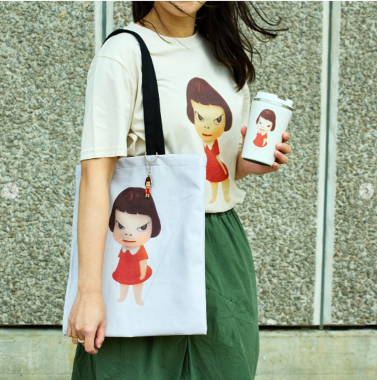 英国代购正品07.16 Missing in Action 奈良美智 缺少动作 托特包