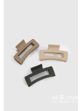 英国代购正品12.13 名品Boohoo 饰品新款 时尚哑光设计抓夹 3个