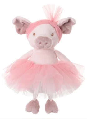 英国代购正品07.30 Bukowski - Pretty Olga 跳芭蕾的粉红猪 玩偶