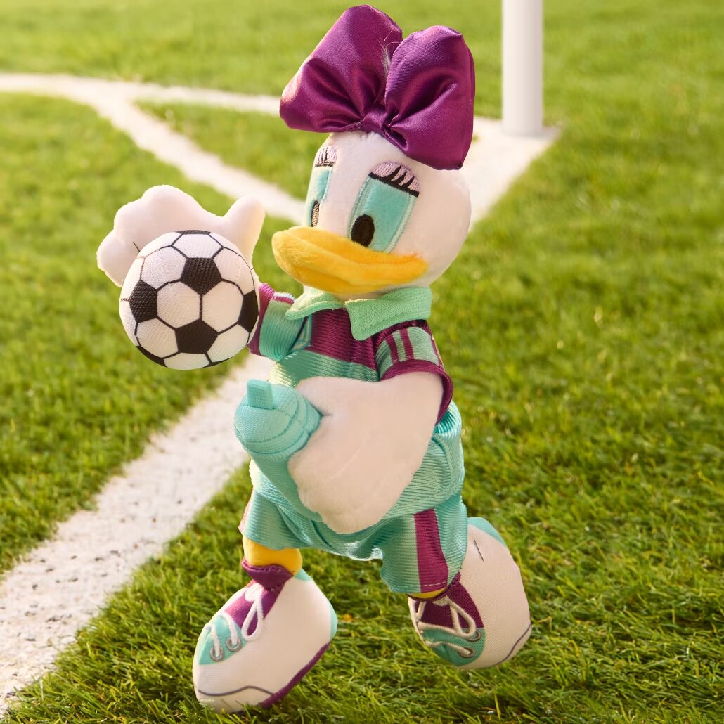 英国代购正品07.18 Disney迪士尼 Daisy Duck 黛西鸭足球迷你豆袋