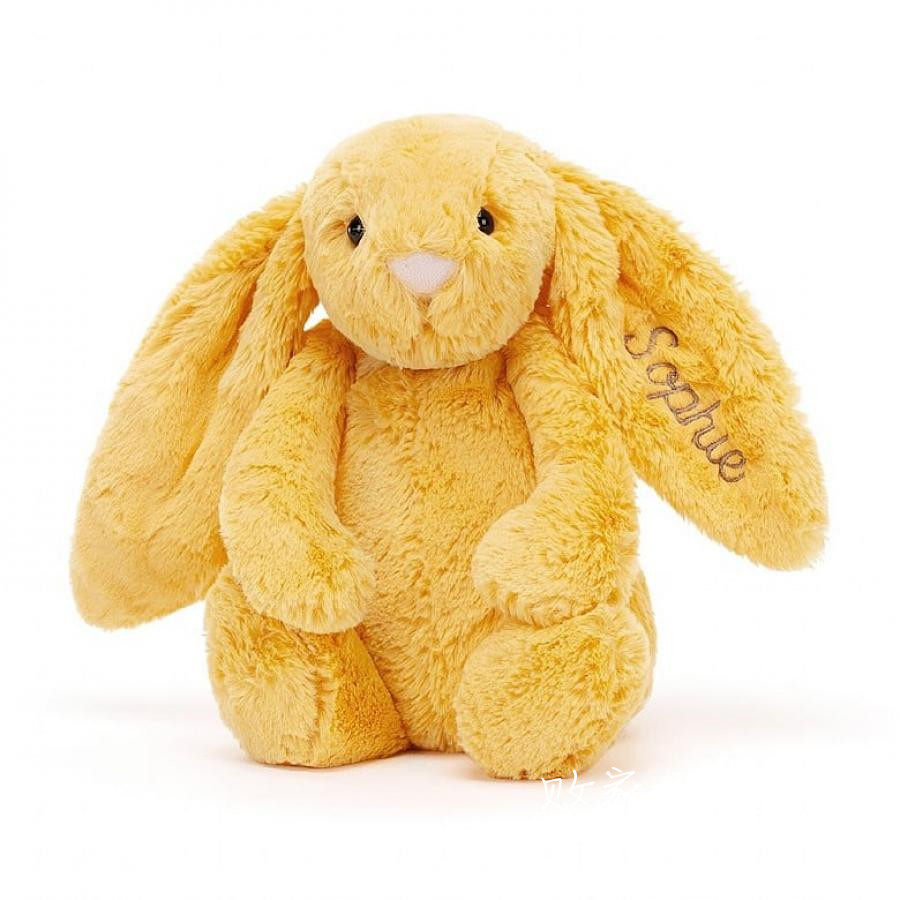 英国代购正品03.04 jellycat personalised bashful长耳兔定制款
