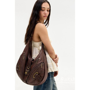 英国代购正品08.19 名品UO 女包新款 BDG复古风设计大容量单肩包