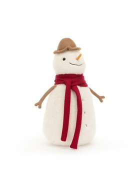 英国正品代购 08.20 jellycat Jesse 杰西红围巾雪人玩偶毛绒玩偶