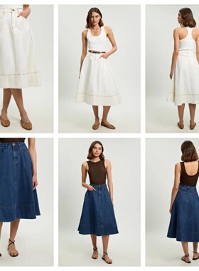 英国代购正品06.02女装KM新26款 牛仔半身裙2色 BKK28850-133-14