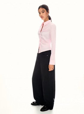 英国代购正品10.07 2025潮流导向 女装新款 翻领长袖舒适百搭衬衫