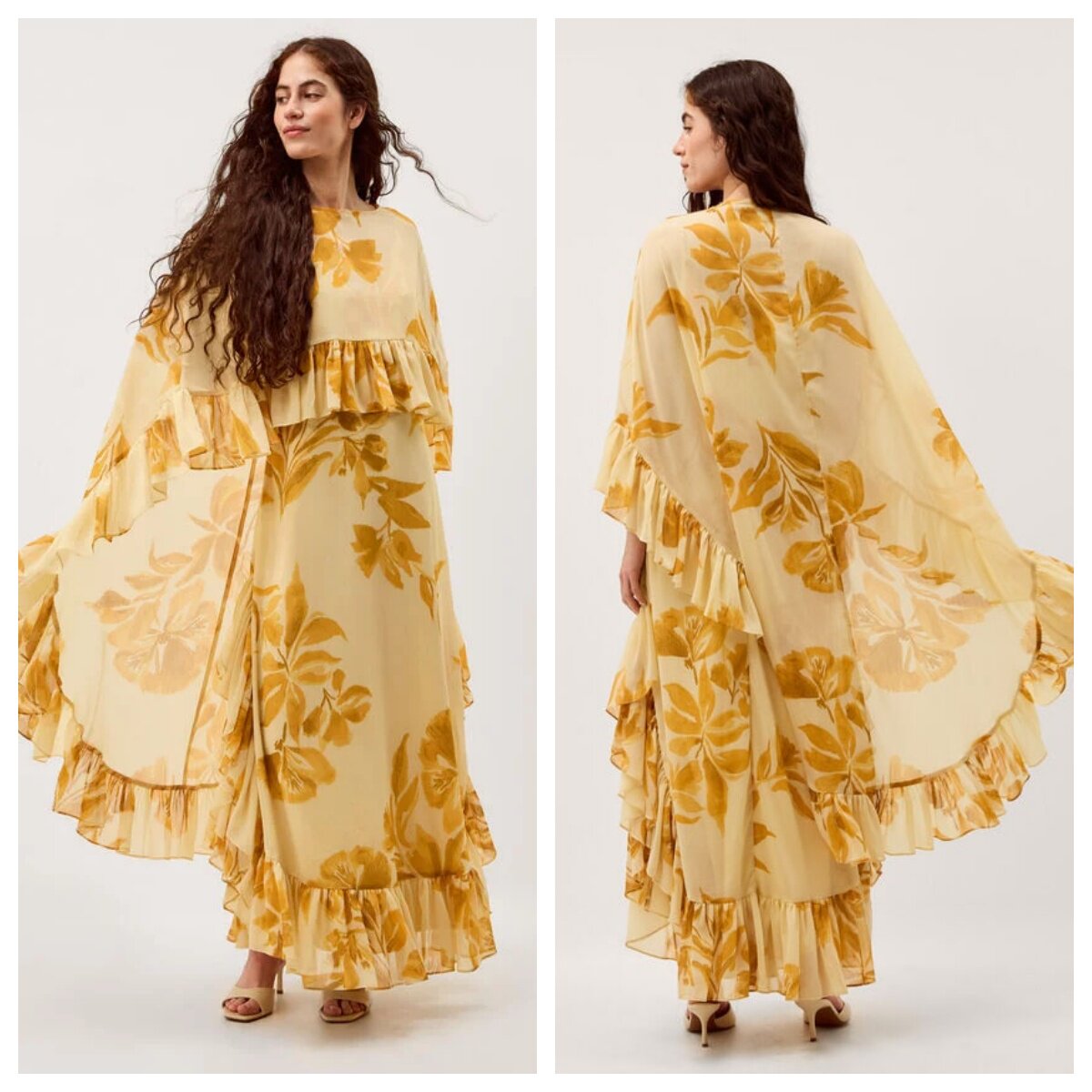 英国代购正品03.25 名品Monsoon 女装 乔安娜·拉芙尔 披肩长裙