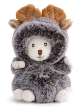 英国代购正品08.26 Ziggy - Grey Bukowski Bears 驯鹿熊熊 玩偶