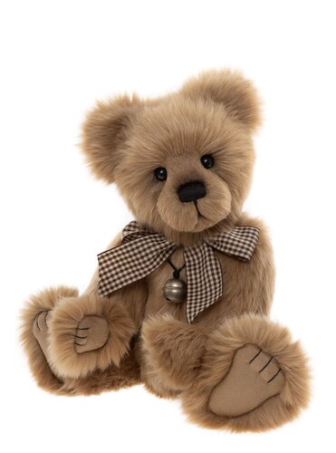英国代购正品06.13 Charlie Bears 查理熊 Bennett 铃铛熊猫玩偶