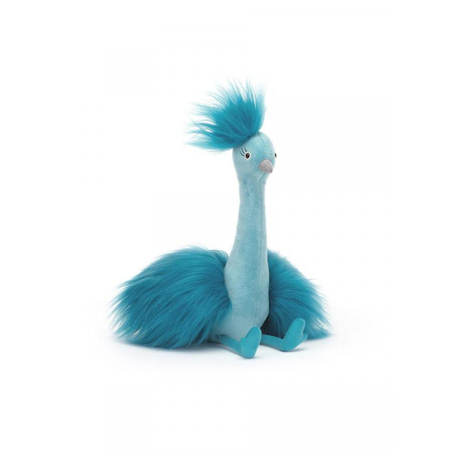英国正品代购12.07 jellycat Fou Fou Peacock 福福孔雀 毛绒玩偶