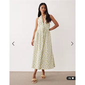 正品 碎花长款 02.06 女装 英国代购 时尚 2026潮流导向 新款 连衣裙