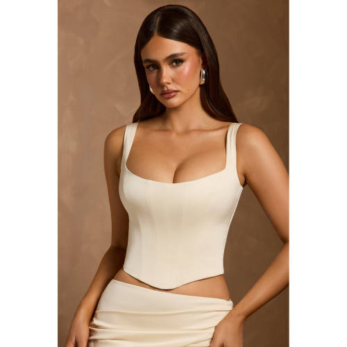 英国代购正品09.10 名品ohpolly 女装新款 法式吊带束腰设计上衣