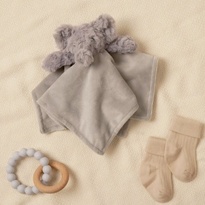 英国代购正品05.14 Ethel Elephant Comforter 伊塞尔大象 安抚巾