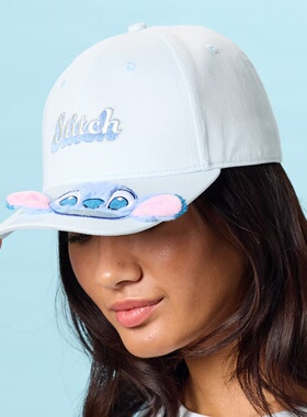 英国代购正品06.14 Disney 迪士尼 Stitch Textured 史迪奇棒球帽