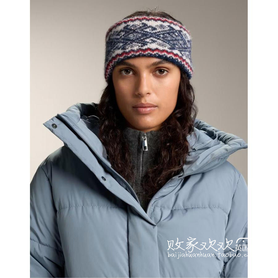 英国代购正品12.08 2025潮流导向 饰品新款 设计提花复古发箍