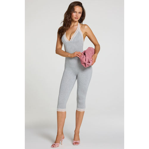 英国代购正品09.10 名品ohpolly 女装新款 挂脖蕾丝花紧身连衣裤