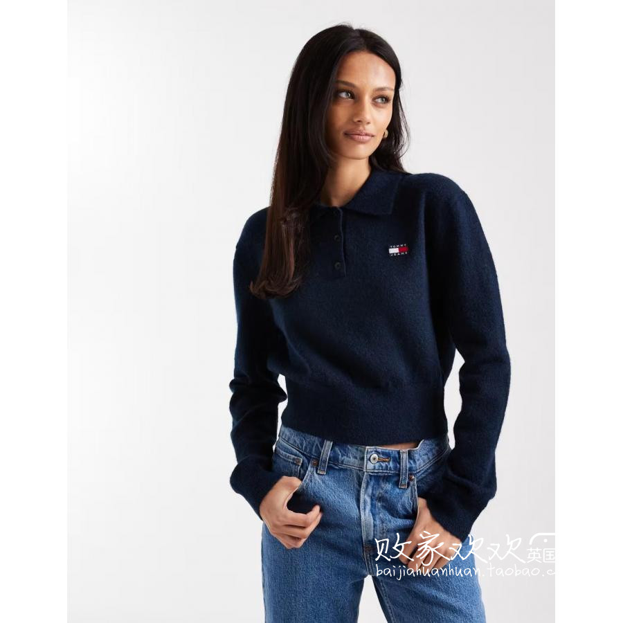 英国代购正品11.19 2025潮流导向 女装新款 标志针织长袖舒适套衫