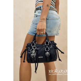 英国代购正品08.19 名品UO 女包新款 BDG系绳设计手提包斜挎包