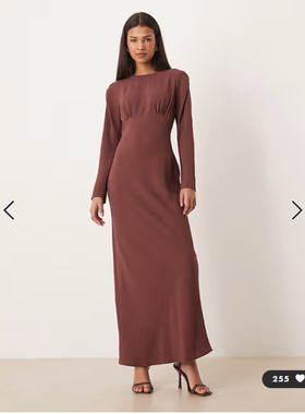 英国代购正品01.12 2026潮流导向 女装新款 设计长袖百搭连衣裙