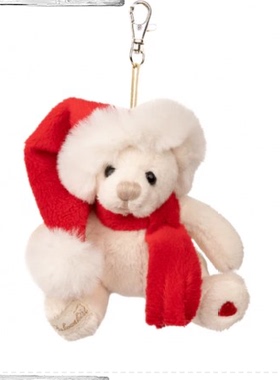 英国代购正品10.04 Bukowski Bears Bag Charm 爱心圣诞熊熊 玩偶